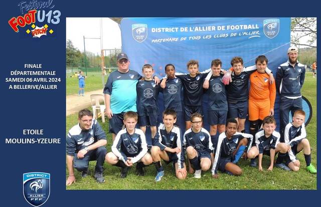 L'équipe Étoile Moulins Yzeure Football U13 est une équipe de football. Elle utlise SportEasy qui est l'appli de référence pour organiser vos matchs & entraînements et gérer votre équipe de foot, rugby, basket ou tout autre sport. Gratuit, SportEasy est disponible sur le web, sur iPhone et sur Android.