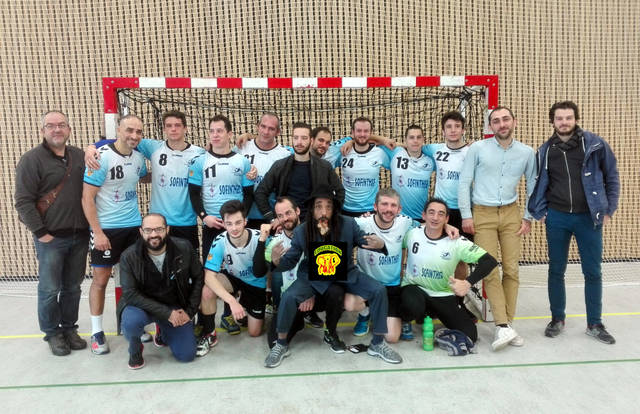 ST SEBASTIEN SUD LOIRE HANDBALL 2 is a handball team. They are using SportEasy, the best web and mobile app to manage any sports team (football, soccer, rugby, basketball, baseball, hockey, volleyball...). Coaches and managers can organize the games and practices or send group messages to their players. Players have convenient access to their schedule or statistics. SportEasy is free and available online and there’s an app for iPhone and Android.