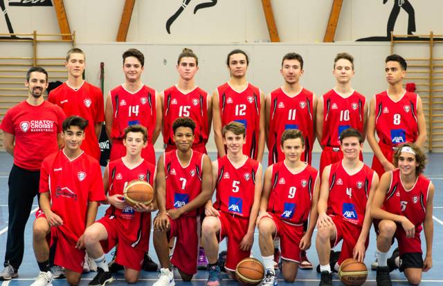 CHATOU CROISSY BASKET - U17M-1 is a basket team. They are using SportEasy, the best web and mobile app to manage any sports team (football, soccer, rugby, basketball, baseball, hockey, volleyball...). Coaches and managers can organize the games and practices or send group messages to their players. Players have convenient access to their schedule or statistics. SportEasy is free and available online and there’s an app for iPhone and Android.